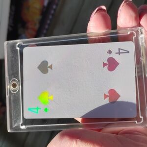 Dior holographic 4 of Shades collectors playing card in the magnetic case
